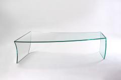  Barberini Gunnell Coffee table or center table in clear glass made in Italy - 1449643