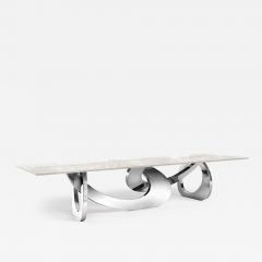  Barberini Gunnell Sculptural Dining Table Bangles with Quartzite Top by Barberini Gunnell - 3882925