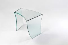  Barberini Gunnell Side table or bedside in clear glass made in Italy - 1449482
