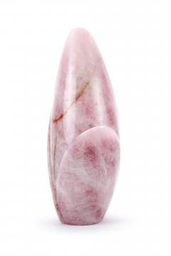  Barberini Gunnell Vase sculpture hand carved from a solid block of Rose Quartz made in Italy - 1637260