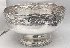  Barbour Silver Company Barbour Sterling Silver Wine Chiller Centerpiece Punch Bowl with Shell Motifs - 3389070