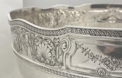  Barbour Silver Company Barbour Sterling Silver Wine Chiller Centerpiece Punch Bowl with Shell Motifs - 3389074