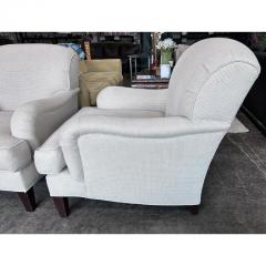  Barclay Butera Pair of Barclays Butera Fully Upholstered Roll Arm Club Chairs - 3155051