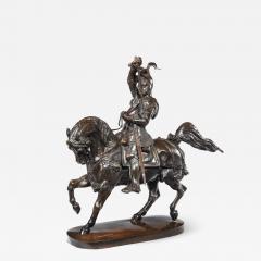  Baron Carlo Marochetti Italian bronze sculpture of Emanuele Filiberto Duke of Savoia by Marochetti - 1707401