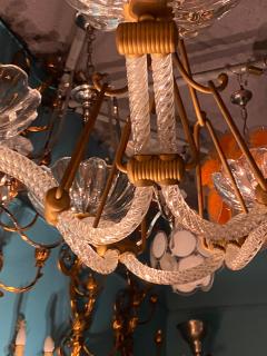  Barovier Toso 1940 Barovier Chandelier 5 Arms of Light 82 cm x H 110 cm - 4382450