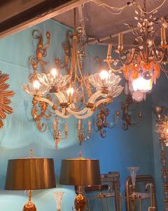  Barovier Toso 1940 Barovier Chandelier 5 Arms of Light 82 cm x H 110 cm - 4382454