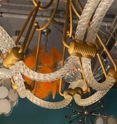  Barovier Toso 1940 Barovier Chandelier 5 Arms of Light 82 cm x H 110 cm - 4382460