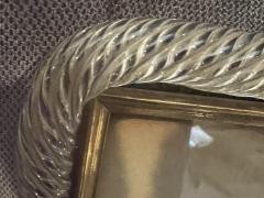  Barovier Toso 1940S CLEAR MURANO GLASS PICTURE FRAME WITH BRASS ACCENTS - 4128384