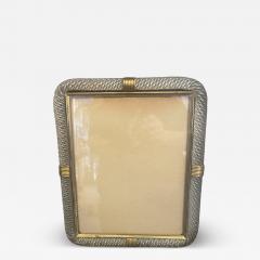  Barovier Toso 1940S CLEAR MURANO GLASS PICTURE FRAME WITH BRASS ACCENTS - 4130311