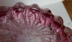  Barovier Toso 1970 Pair of Vases Or Similar Murano Crystal Pink and Gold Signed Toso - 2323006