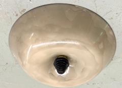  Barovier Toso 2 Large Italian Mid Century Modern Venetian Glass Flush Mounts Pendants - 4488425