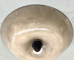  Barovier Toso 2 Large Italian Mid Century Modern Venetian Glass Flush Mounts Pendants - 4488432