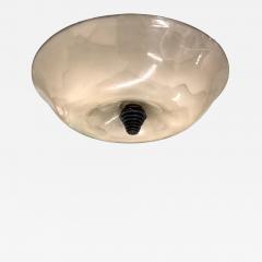  Barovier Toso 2 Large Italian Mid Century Modern Venetian Glass Flush Mounts Pendants - 4491217