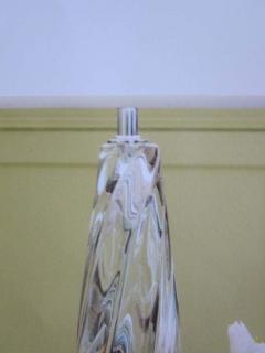  Barovier Toso 2 Pairs of Italian Mid Century Style Clear Murano Venetian Glass Table Lamps - 1844292