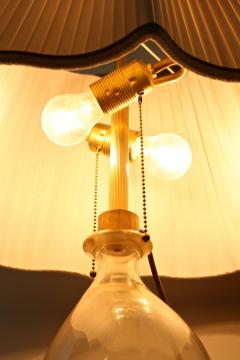  Barovier Toso 20th Century Barovier Tosso Murano Glass Table Lamp 24K Gold Flakes IT 1960 - 4828763