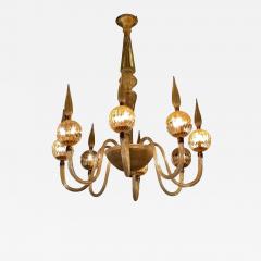  Barovier Toso A Fine Italian Modern Hand Blown Glass 8 Arm Chandelier Barovier Toso - 4167627