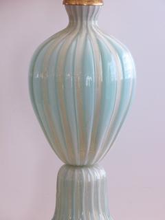  Barovier Toso A Good Quality Murano Barovier Toso Seafoam Green Lamp - 327412