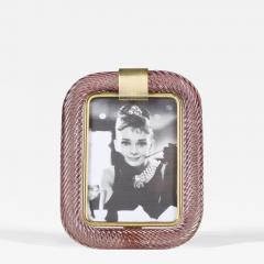  Barovier Toso Amethyst twisted Murano Firenze photoframe in the style of Barovier e Toso - 4523594
