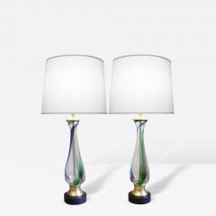  Barovier Toso Barovier Toso Attributed Pair of Hand Blown Table Lamps 1950s - 350660