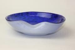  Barovier Toso Barovier Toso Blue Glass Bowl with Silver Aventurine 1955 Italy - 2913577