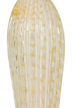  Barovier Toso Barovier Toso Italian Mid Century Bubbled White Glass Table Lamp - 4665345