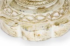  Barovier Toso Barovier Toso Italian Mid Century Bubbled White Glass Table Lamp - 4665347
