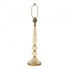  Barovier Toso Barovier Toso Murano Bullicante Glass Table Lamp with Avventurina 1950s - 3231100