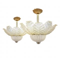  Barovier Toso Barovier Toso Murano Glass Figurative Chandelier with Avventurina 1970s - 4215430