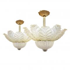 Barovier Toso Barovier Toso Murano Glass Figurative Chandelier with Avventurina 1970s - 4222949