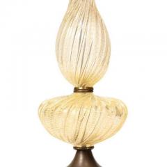  Barovier Toso Barovier Toso Murano Glass Table Lamp with Avventurina 1960s - 3222695