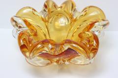  Barovier Toso Barovier Toso Sommerso Amber Bowl 1960 Italy - 3696190