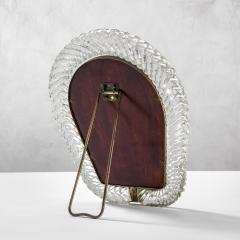  Barovier Toso Barovier Toso Table Mirror with frame in Murano Glass Torchon - 4115627