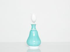  Barovier Toso Barovier Toso opal turquoise glass bottle flacone with stopper 1950 - 2748741