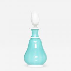  Barovier Toso Barovier Toso opal turquoise glass bottle flacone with stopper 1950 - 2758814