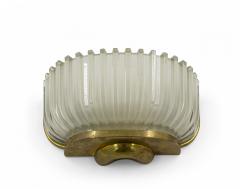  Barovier Toso Barovier et Toso Italian Mid Century Frosted Glass Wall Sconces - 1440173