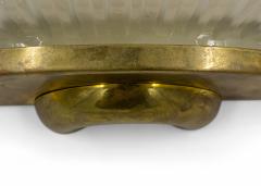  Barovier Toso Barovier et Toso Italian Mid Century Frosted Glass Wall Sconces - 1440174