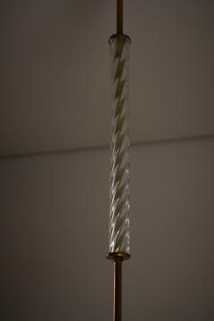  Barovier Toso Brass and Murano Glass Pendant by Barovier Toso 1930s - 4496765