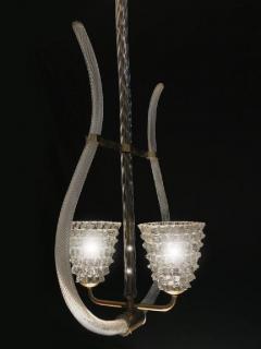  Barovier Toso Charming Chandelier by Barovier Toso Murano 1940s - 665883