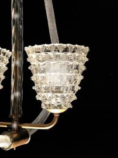  Barovier Toso Charming Chandelier by Barovier Toso Murano 1940s - 665884