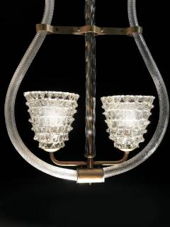  Barovier Toso Charming Chandelier by Barovier Toso Murano 1940s - 665886