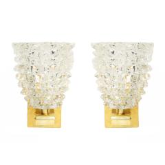  Barovier Toso Chic Pair of Rostrate Glass Sconces 2022 - 2570097