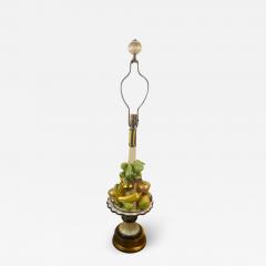  Barovier Toso EXCEPTIONAL FRUIT IN PEDESTAL MURANO GLASS LAMP - 1565268