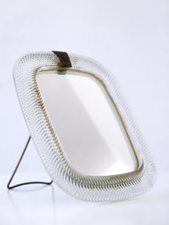  Barovier Toso Elegant Mid Century Modern Wall or Vanity Mirror by Barovier Toso Italy 1950s - 2688579