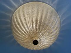  Barovier Toso Elegant Murano Glass Flush Mount or Sconce by Barovier Toso Italy 1960s - 4240106