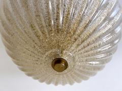  Barovier Toso Elegant Murano Glass Flush Mount or Sconce by Barovier Toso Italy 1960s - 4240107