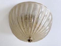  Barovier Toso Elegant Murano Glass Flush Mount or Sconce by Barovier Toso Italy 1960s - 4240108