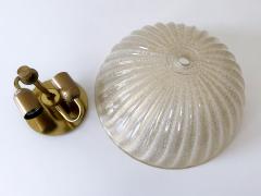  Barovier Toso Elegant Murano Glass Flush Mount or Sconce by Barovier Toso Italy 1960s - 4240110