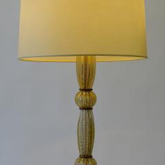  Barovier Toso Ercole Barovier Cordonato Oro Murano Glass Floor Lamp Italy 1940s - 3864358