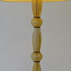  Barovier Toso Ercole Barovier Cordonato Oro Murano Glass Floor Lamp Italy 1940s - 3864359