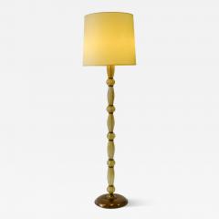  Barovier Toso Ercole Barovier Cordonato Oro Murano Glass Floor Lamp Italy 1940s - 3867105